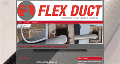 Desktop Screenshot of flexduct.co.za